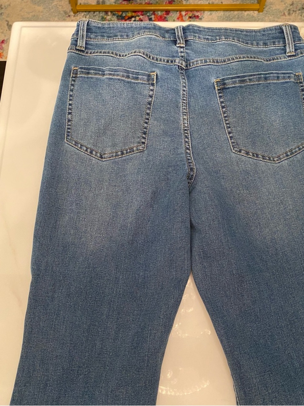 d. jeans Women's Blue Boot Cut Jeans - Picture 5 of 6